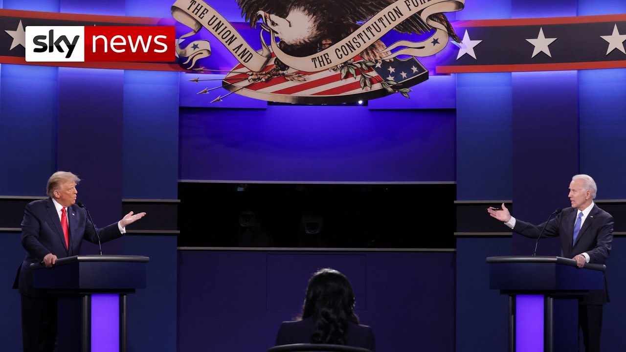 Trump and Biden face off in final US presidential debate – highlights ...